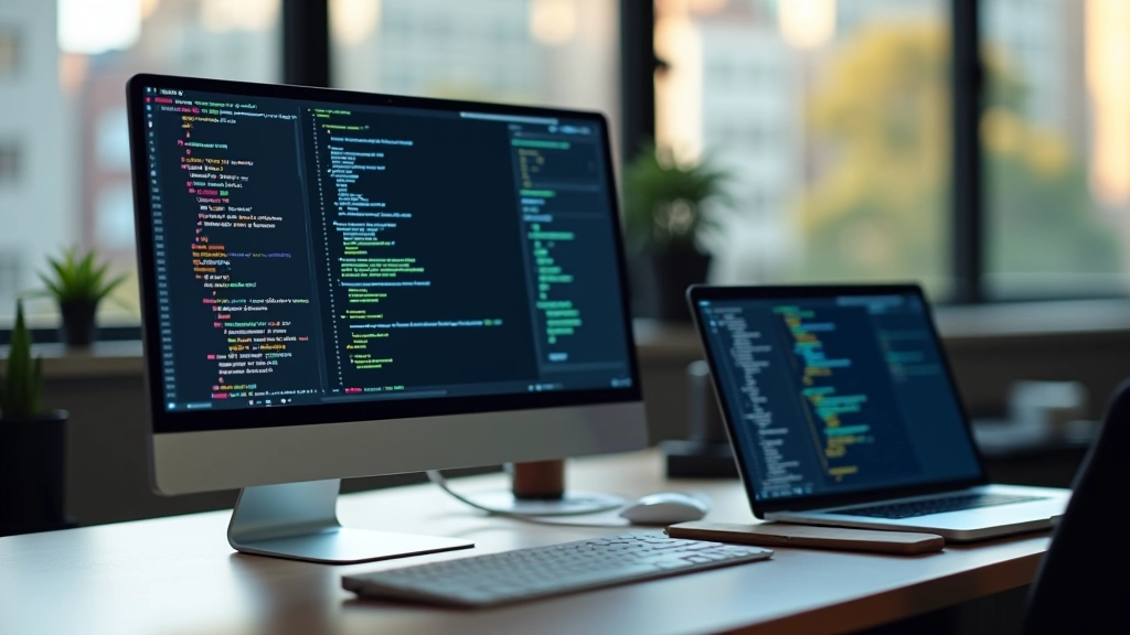 Moderne Webschnittstelle mit Scroll-Effekten und Parallax-Layering